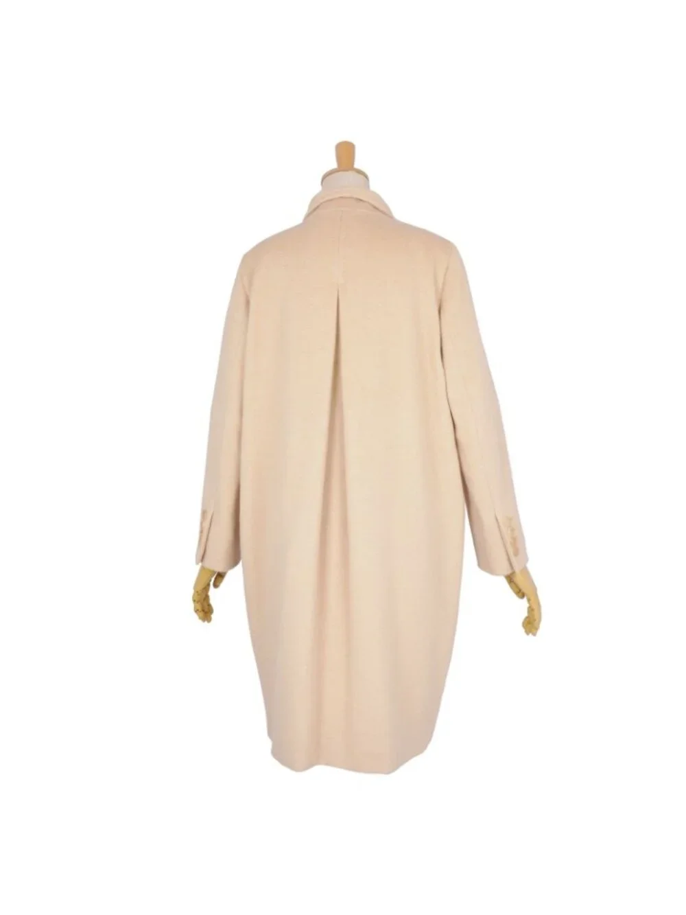 Max Mara Coat Long White Tag Camel Beige